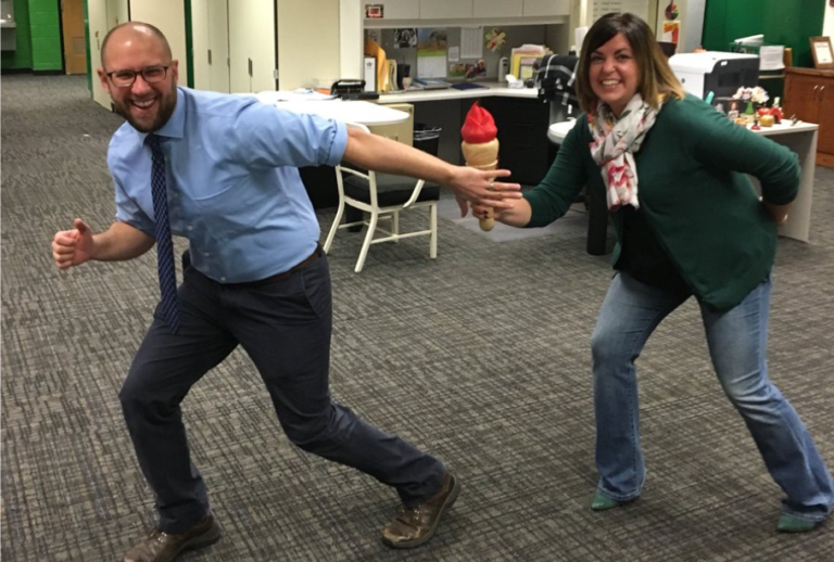 Mr. Raskopf Carries the TORCH