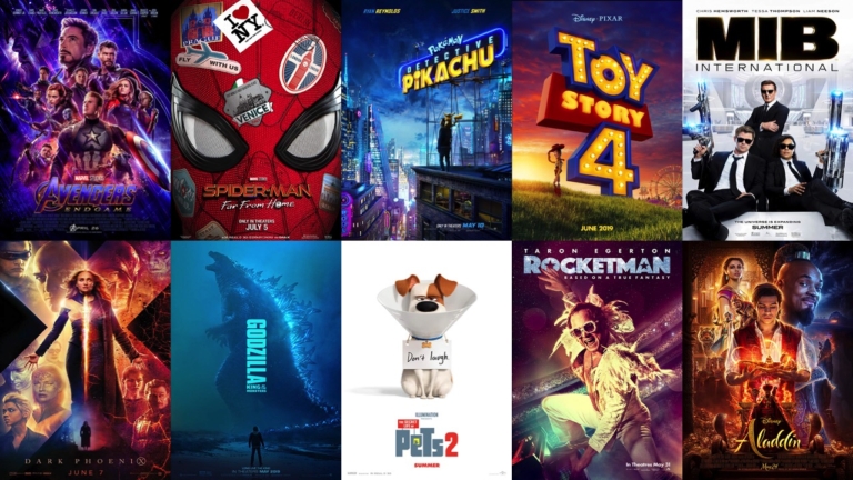 Top 10 Summer Movies: 2019 Edition!