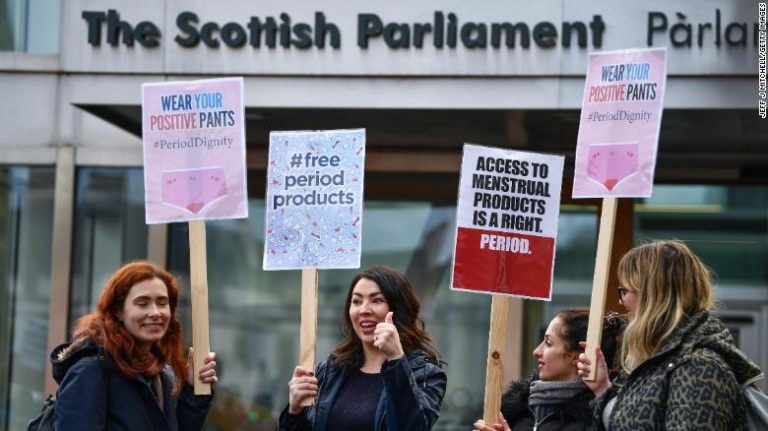 Scotland Making the First Step Against Period Poverty