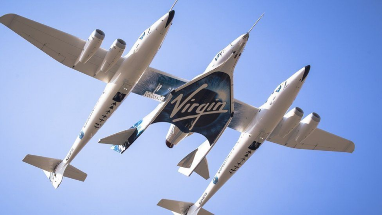 Virgin Galactic Rocket Reaches Brink of Space