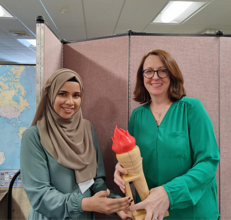 Passing The Torch: Ms. Uddin  