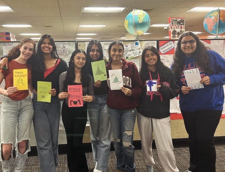 East Clubs Write Holiday Cards