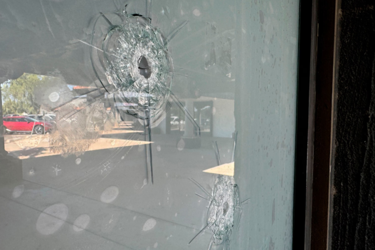 Harris Arizona Campaign Office Raked by Gunfire