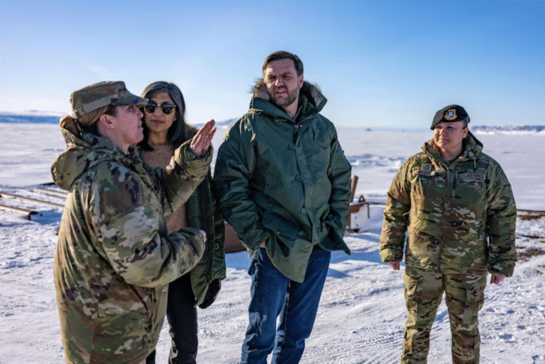 The Vances Receive A Rather Chilly Welcome in Greenland